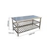 Bàn Inox 3 Tầng 2 Kệ 0