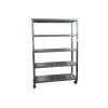 Giá Phẳng Đựng Inox 5 Tầng có bánh xe KI5TMK18