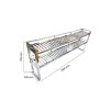 Kệ Bếp Inox 2 Tầng 1m8 Gắn Trên Bàn và Chậu Rửa KEI-14