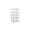 Kệ để xoong nồi 5 tầng inox lắp ráp kích thước 42x35x112cm hàng cao cấp KI5TMK20