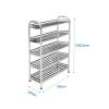 Kệ dép Inox 5 tầng danh cho nhà hàng - khách sạn KI5TMK6