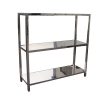 Kệ inox 3 tầng cao bóng gương để đồ dùng bếp