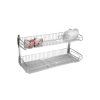 Kệ Úp Chén Dĩa 2 Tầng Inox 304 Goda 8 Tấc Có Khay 2 Kệ Úp Chén Dĩa 2 Tầng Inox 304 Goda 8 Tấc Có Khay