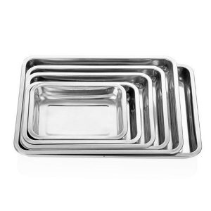 Khay Inox Đúc Các Cỡ hàng đẹp đầy đủ HCN KICNMK19