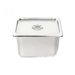 Khay inox vuông cao D15 KITMK8