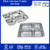 Khay cơm inox 4 ngăn sâu lòng 1 Khay cơm inox 4 ngăn sâu lòng