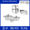 Bộ nồi inox 3 đáy Sunhouse