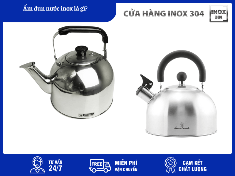Ấm đun nước bằng inox SMARTCOOK 2.5L SM3328