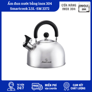 Ấm đun nước bằng inox 304 Smartcook 2.5L -SM 3372