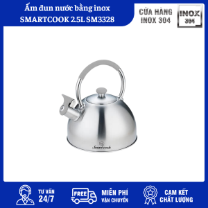 Ấm đun nước bằng inox SMARTCOOK 2.5L SM3328