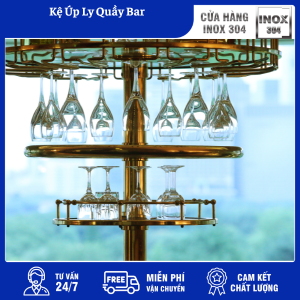 Kệ Úp Ly Quầy Bar