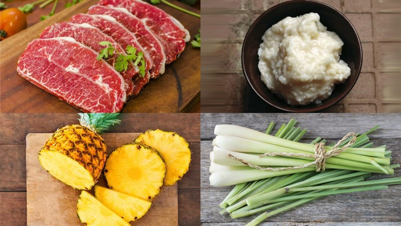 Nguyên liệu cần chuẩn bị để làm món bắp bò nhúng mẻ Cách làm bắp bò nhúng mẻ thơm ngon cho dịp Tết sum vầy