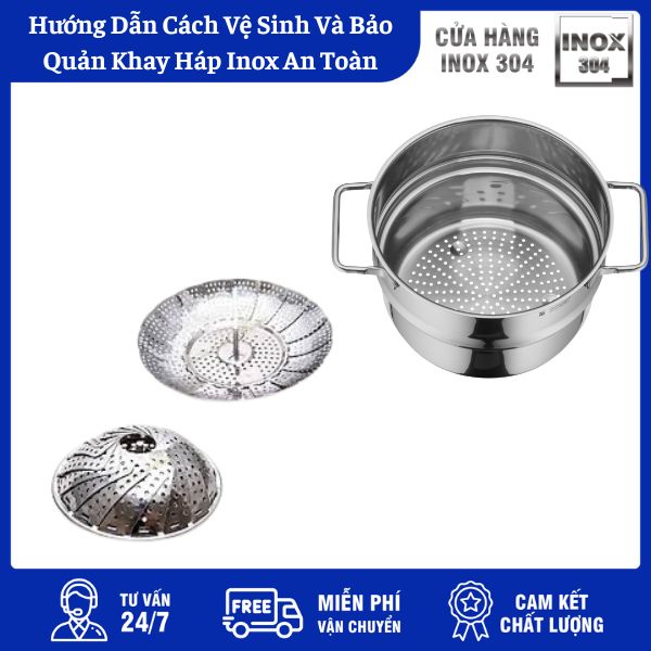 Khay inox hấp đồ Nhật Bản 22cm KHIMK2 11 Khay inox hấp đồ Nhật Bản 22cm KHIMK2