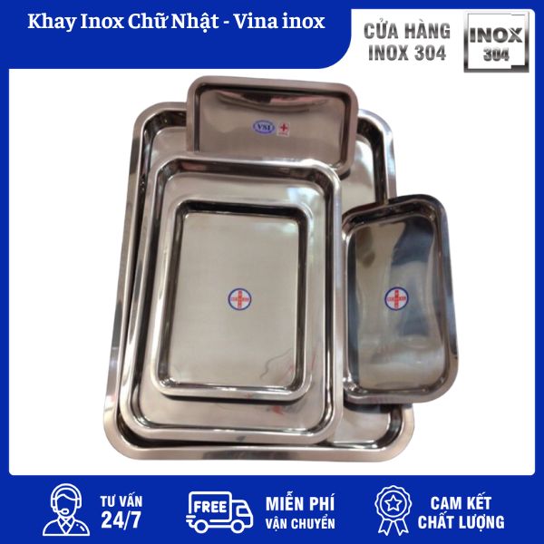 Khay inox 40x60 tủ cơm, lò hơi hình chữ nhật KICNMK2 7 Khay inox 40×60 tủ cơm, lò hơi hình chữ nhật KICNMK2