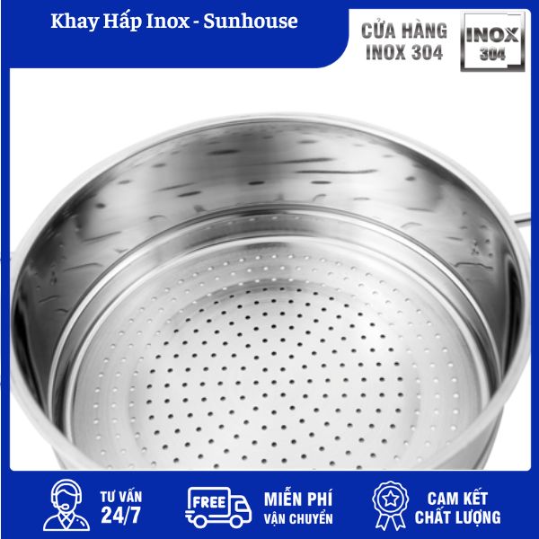 Khay inox hấp đồ Nhật Bản 22cm KHIMK2 10 Khay inox hấp đồ Nhật Bản 22cm KHIMK2