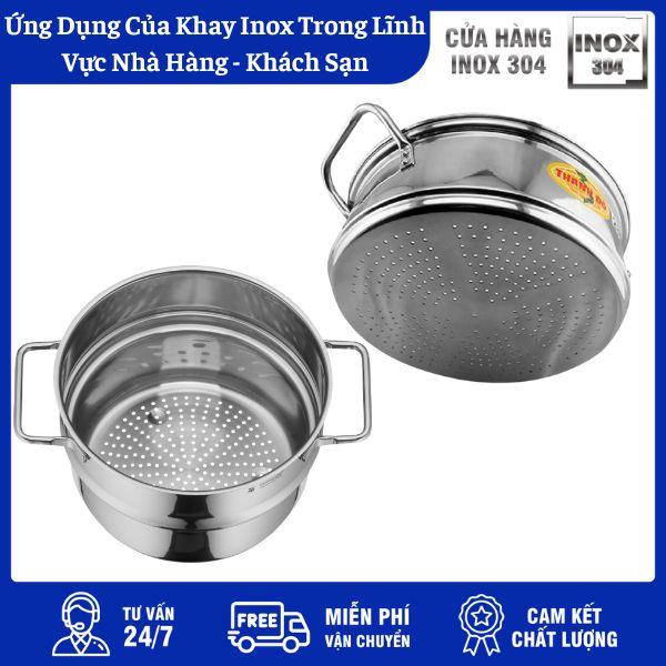 Khay inox hấp đồ Nhật Bản 22cm KHIMK2 13 Khay inox hấp đồ Nhật Bản 22cm KHIMK2