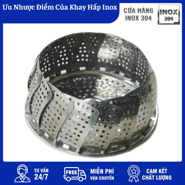 Khay inox hấp đồ Nhật Bản 22cm KHIMK2 2 Khay inox hấp đồ Nhật Bản 22cm KHIMK2