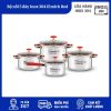 Bộ Nồi 5 Đáy Inox 304 Elmich Red 1 Bộ Nồi 5 Đáy Inox 304 Elmich Red