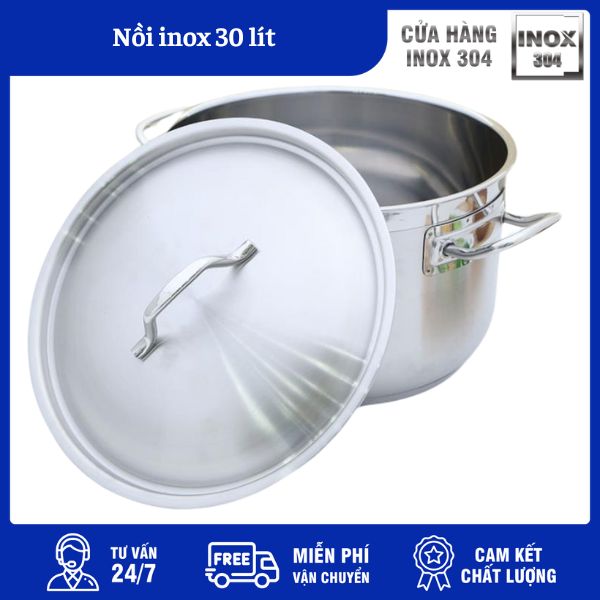 Nồi Inox 30 Lít 3 Nồi Inox 30 Lít