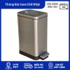 Thùng Rác Inox Chữ Nhật 2 Thùng Rác Inox Chữ Nhật