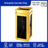 Thùng Rác Inox Mạ Vàng